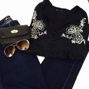 Black GAP Blouse
